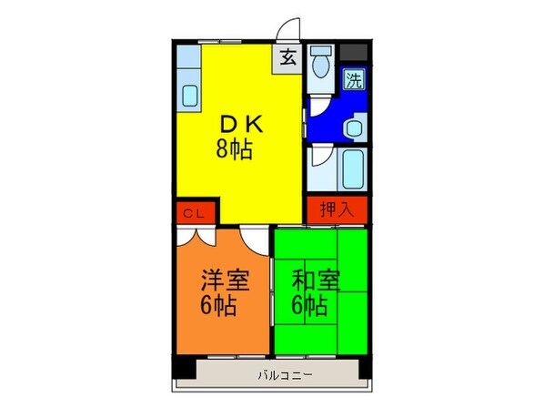 TSUJIHANAﾋﾞﾙﾃﾞｨﾝｸﾞの物件間取画像